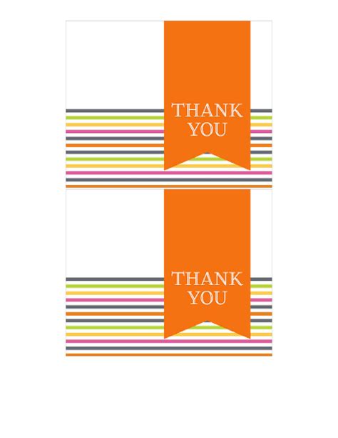 Our cards are blank inside so you can write your own personalized message of thanks. 30+ Free Printable Thank You Card Templates (Wedding ...
