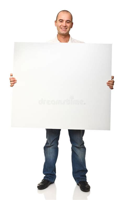 220 Man Holding White Board Free Stock Photos Stockfreeimages