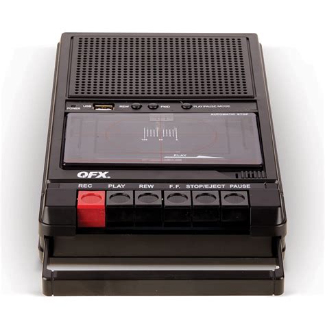 Buy Qfx Retro 39 Shoebox Tape Recorder With Usb Player Cassette Player