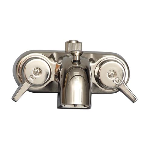 Barclay Products 2 Handle Claw Foot Tub Faucet In Polished Nickel 195 S