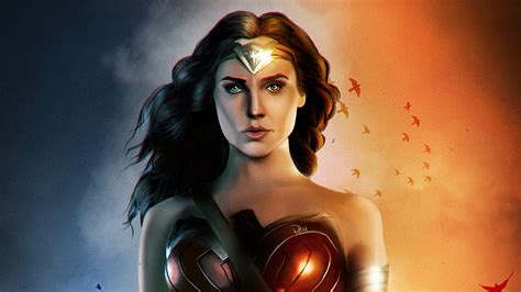 Wonder Woman Gal Gadot Fanartwork Wonder Woman Superheroes Artist