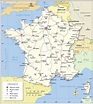 Show Me A Map Of France | World Map Gray