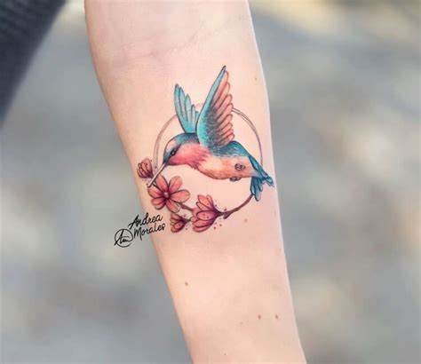 Hummingbird Wrist Tattoo