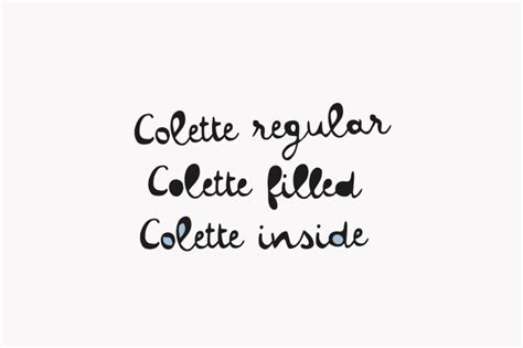 Colette Font Pack By Sandc Type