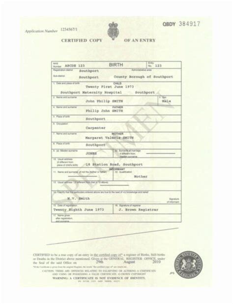 15 birth certificate templates word pdf template lab. 20 Fake Birth Certificate Template Free ™ in 2020 | Birth certificate template, Birth ...