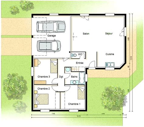 Meilleur Plan Maison Passive Plain Pied Dessin Iochroma