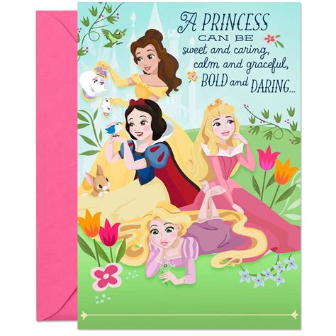 Disney Princesses Royally Fun Musical Birthday Card Greeting Cards