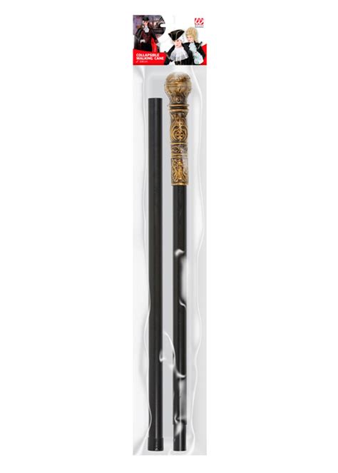 Victorian Vampire Gold Top Walking Cane 07600 Struts Party Superstore