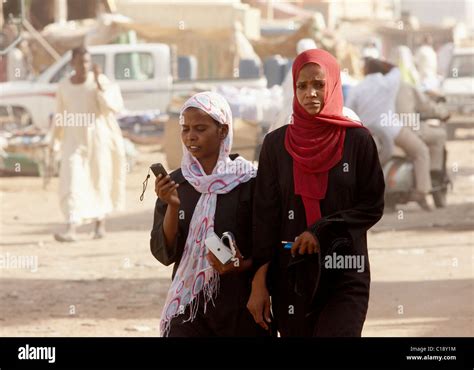 Women On The Market Known In Northern Sudan As Souk In Town Atbara