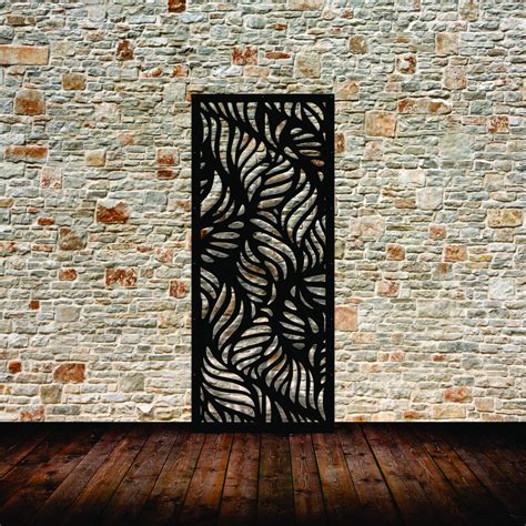 Exterior Decorative Wall Panels Swirl Lines Privacy Panel Etsy