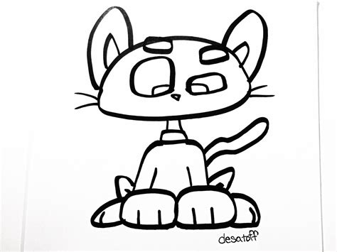 How To Draw A Cute Cartoon Cat Easy Steps For Kids