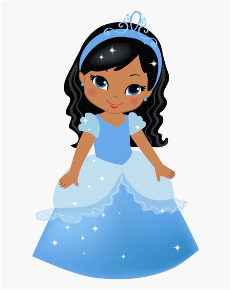 Cartoon African American Princess Hd Png Download Transparent Png