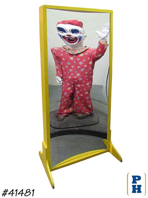 Fun House Mirror In Circus And Carnival