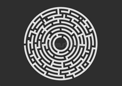 Labyrinth G Logoillustration Vektor Abbildung Illustration Von