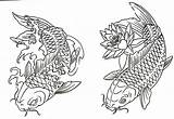 Koi Fish Coloring Pages Outline Tattoo Drawing Mandala Designs Tattoos Bestappsforkids Angel Dragon Coy Printable Sheet Visit Collection Paintingvalley sketch template