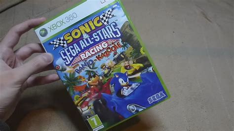 Unboxing Pl Sonic And Sega All Stars Racing 2010 Xbox 360 Youtube