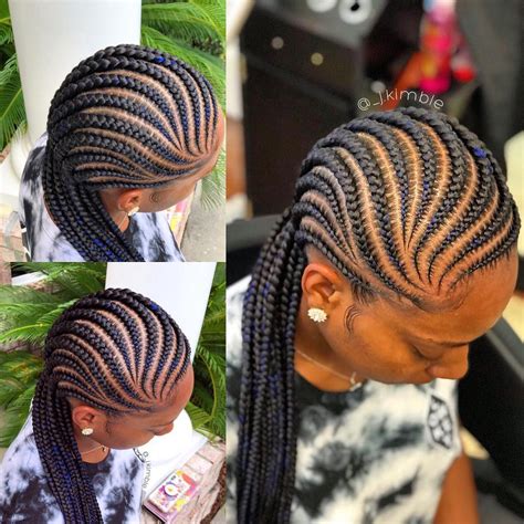 This hairstyle with ghana braids looks very cool from any side, as it gives new visions from different angles. African Hair Braiding Styles 2019 : New Amazing Hairstyles ...
