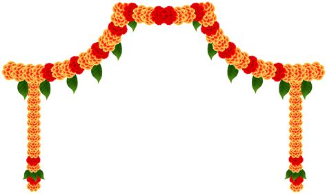 India Floral Decor Clip Art Image In 2020 With Images Free Clip Art