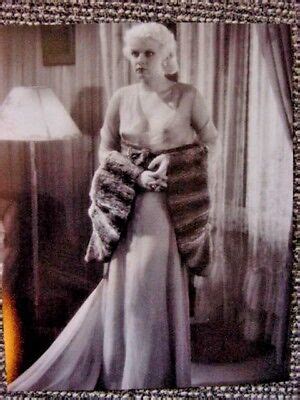 Rare Still Jean Harlow In Sexy Gown Almost See Through Ebay