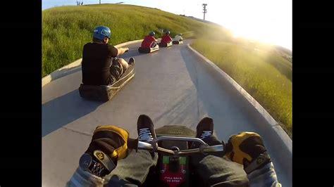 Full Course Skyline Luge Calgary Alberta Youtube