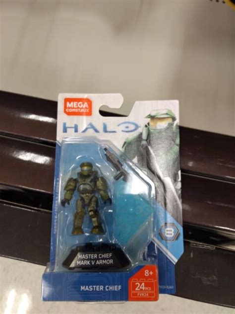 New Mega Construx Halo Series 8 Master Chief Mark V Armor Mini Figure