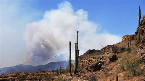Bush Fire grows 10,000 acres overnight as other fires burn in Arizona