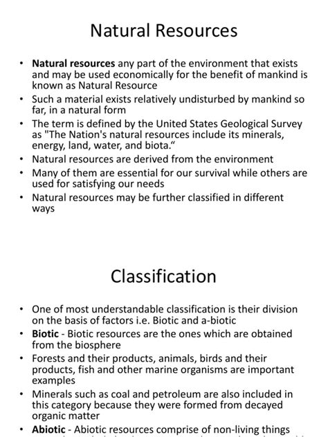 5 Natural Resources Pdf Conservation Biology Resource