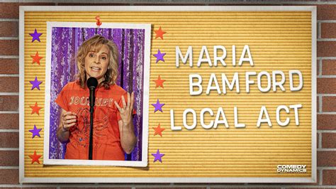 MARIA BAMFORDS NEW STAND UP SPECIAL LOCAL ACT TO BE RELEASED BY