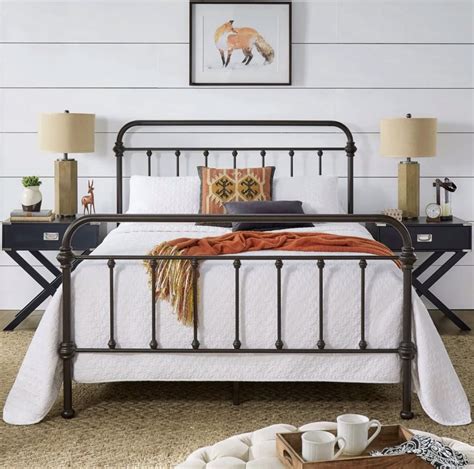 Pin By Adair Morrison On For The Home Iron Bed Frame Iron Bed Black