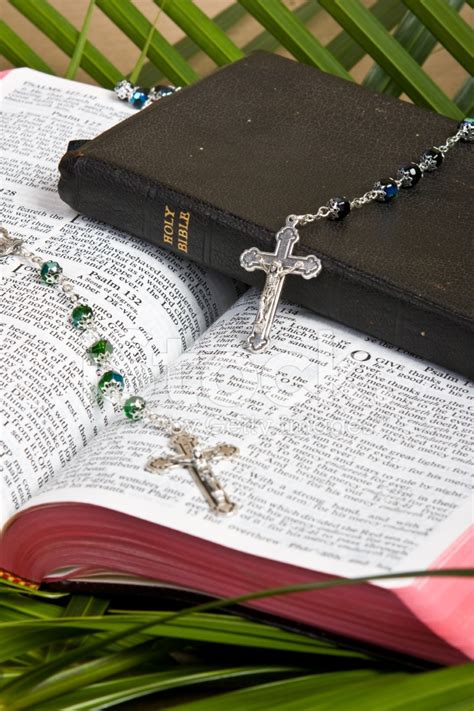 Christianity Bible And Rosary Stock Photo Royalty Free Freeimages