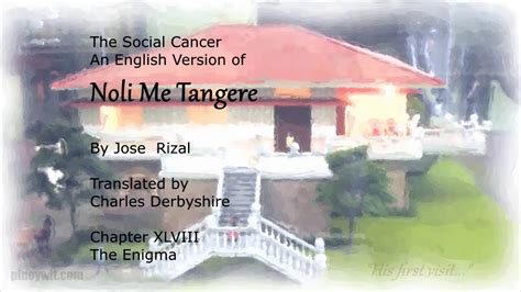 Noli Me Tangere Chapter 48 The Enigma English Translation Audiobook