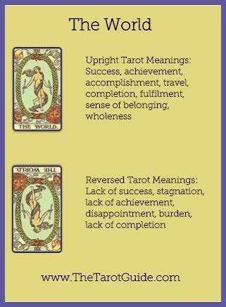 It is the final card of the major arcana or tarot trump sequence. The World tarot card | The world tarot card, Tarot guide, Tarot cards for beginners