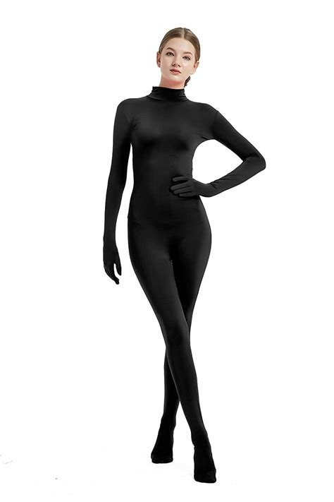 full bodysuit womens costume without hood lycra spandex zentai unitard body suit