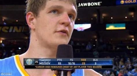 Nuggets Timofey Mozgov Had Career Night With 29 Rebounds 93 Points