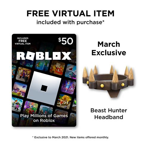 Create, imagine and have endless hours of fun with buddies and explore millions of interactive 3d games produced by independent creators and developers. Roblox $50 Digital Gift Card Includes Exclusive Virtual Item Digital Download - Walmart.com ...