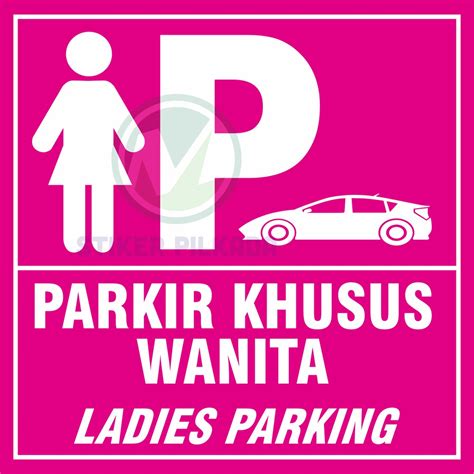 Jual Stiker Vinyl Parkir Khusus Wanita Shopee Indonesia