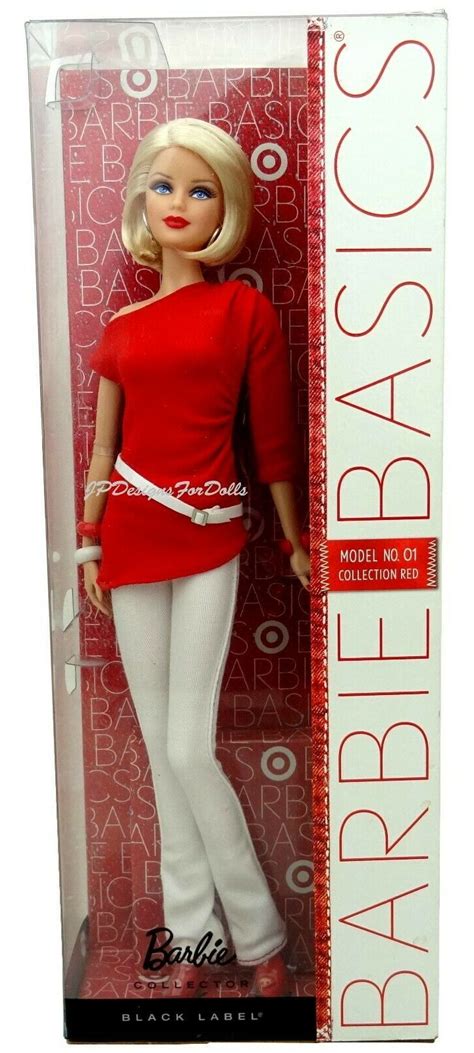 Barbie Basics Model No 01 Collection Red Series 2 “short Blonde Asymmetric Bob” “adult