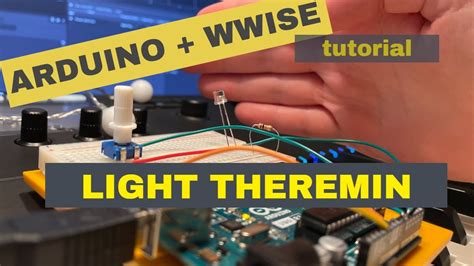 Diy Light Theremin With Arduino Wwise Youtube