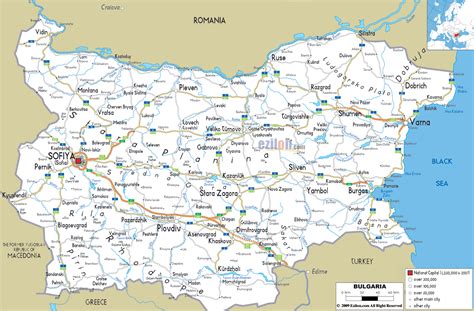 Bulgária Mapas Geográficos da Bulgária Enciclopédia Global