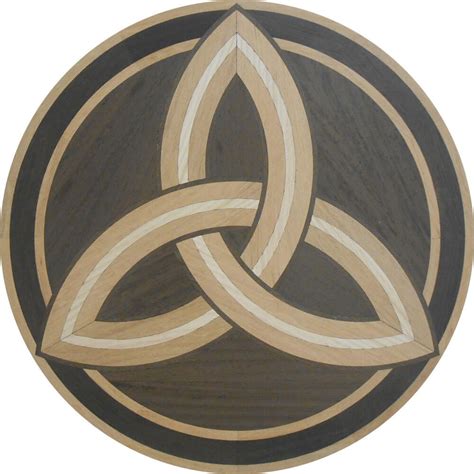 Custom Celtic Trinity Knot Wood Medallion Oshkosh Designs
