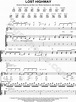 Bon Jovi "Lost Highway" Guitar Tab in C Major - Download & Print - SKU ...