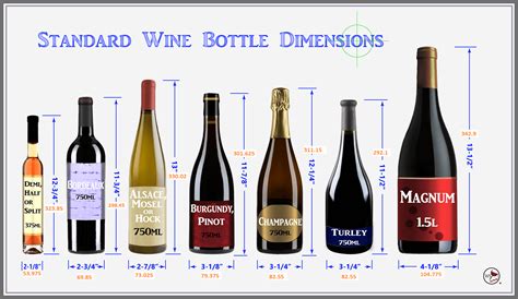 Bottle Dimension Wine Bottle Dimensions Wine Bottle Sizes Wine