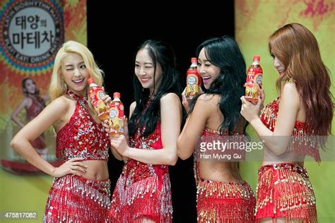 Bora Dasom Hyolyn And Soyou Of South Korean Girl Group Sistar Nachrichtenfoto Getty Images