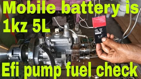 How 1kz Diesel Pump Toyota 3l 5l Pump Checking Youtube
