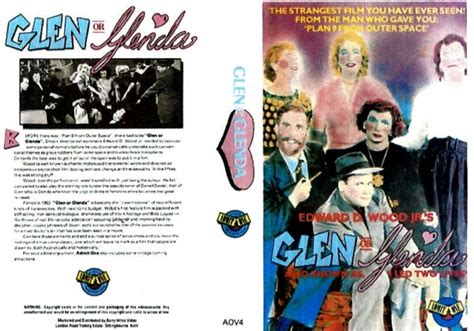 Glen Or Glenda 1953 On Admit One United Kingdom Betamax Vhs Videotape