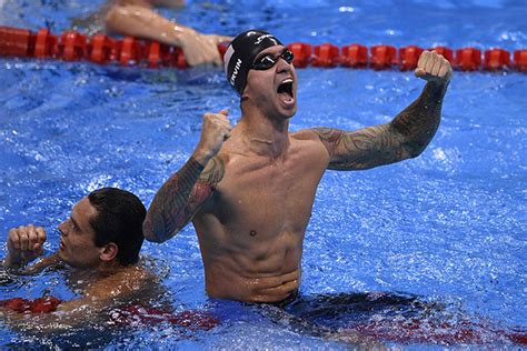 16 Years After Clinching Olympic Gold In 50m Freestyle American Swimmer Anthony Ervin Repeats
