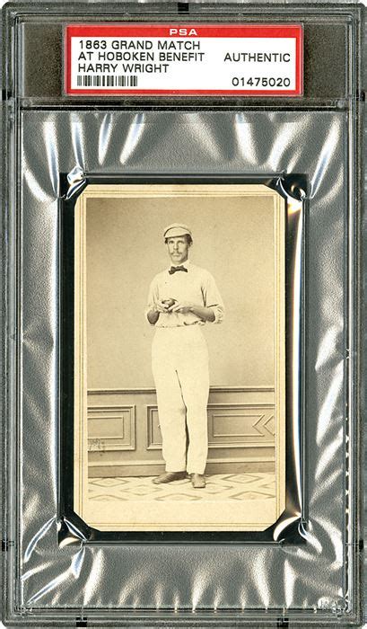 Get the best deals on baseball trading card singles when you shop the largest online selection at. The First Baseball Card? 1863 Harry Wright Coming to the ...