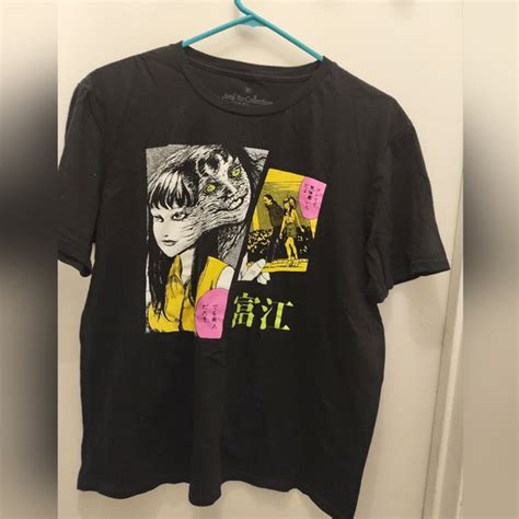 Crunchyroll Shirts Junji Ito Tomie Kawakami Tshirt Blk Size Med