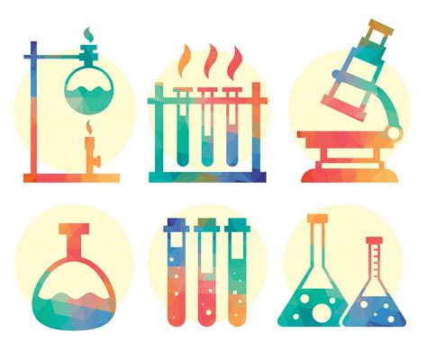 Colorful Science Element Vector Vector Art And Graphics