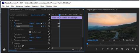 Adobe Premiere Transition Effect Scales Down Clip Jacklikos